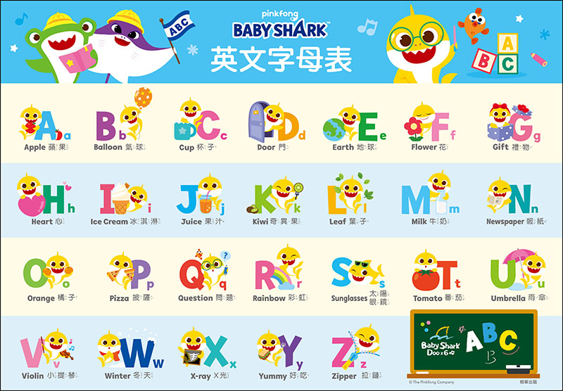 碰碰狐 成長身高尺(附英文字母表)